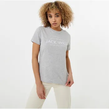 Dámské tričko Tričko Jack Wills Grey Marl 5528767 4 (3XS)