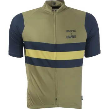 cyklistický dres Tričko Skins Green 4142595 X Small