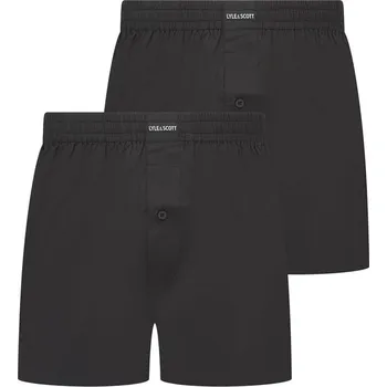 Pánská móda Boxerky Lyle and Scott Black 1311679 2X Large