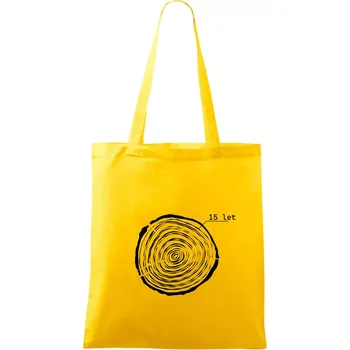 Letokruhy - 15 - Taška bavlněná - 42 x 38 cm ( Žlutá )