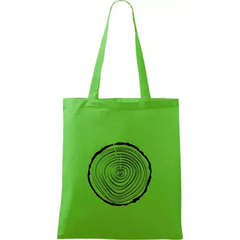 Nákupní taška Letokruhy 20 bez věku - Taška bavlněná - 42 x 38 cm ( Apple Green )