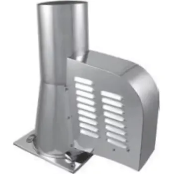 Hlavice pro radiátor M500 – čtvercová podstava, nerez prům. 200 mm