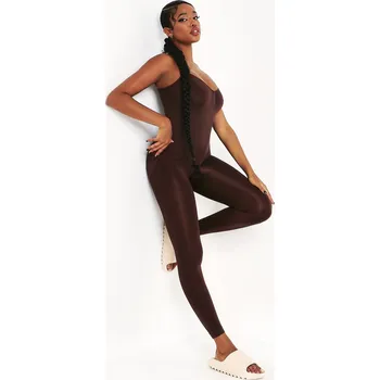 Dámský overall Missy Empire Chocolate 718533 M