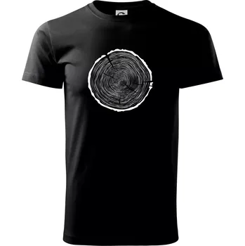 Letokruhy 90 bez věku - Triko extra velké (5-8XL) - 8XL ( Černá )