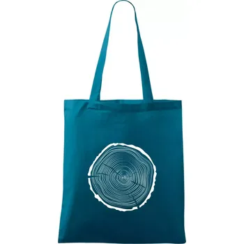 Letokruhy 45 bez věku - Taška bavlněná - 42 x 38 cm ( Petrolejová )