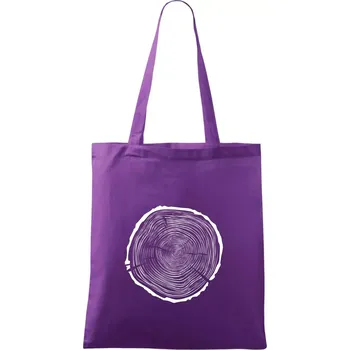 Letokruhy 75 bez věku - Taška bavlněná - 42 x 38 cm ( Fialová )