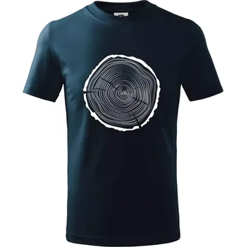 Letokruhy 45 bez věku - Tričko dětské bavlněné - 98 cm / 2 roky ( Námořní modrá (velmi tmavá - téměř černá) )