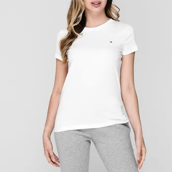 Dámská móda Tričko Tommy Hilfiger CLASSIC WHT 100 5391930 8 (XS)