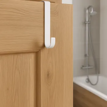 Věšák Interex design Věšák na dveře a radiátor MARKER / Bílá matná