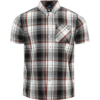 Pánská košile Košile Giorgio Black Check 5955485 Small