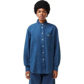 Dámská košile Košile Lacoste Medium Blue 9672871 10 (38)