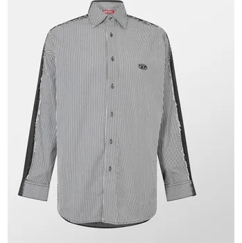 Pánské oblečení Košile Diesel Black Black 4756566 L (50)