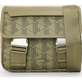 Sportovní taška Taška Lacoste Mono Kaki Noir 8898482 One Size