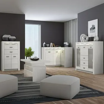 Obývací stěna Obývací stěna INDIANAPOLIS k | sestava B | kraft bílý