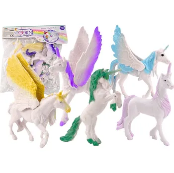 Figurka LEAN Toys Sada figurek jednorožců a pegasů 6ks