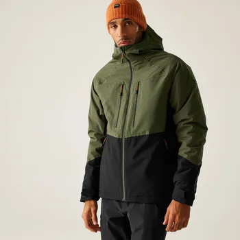 Regatta Pánská zateplená membránová bunda Highton Stretch RMP435 Olive Green Velikost: M