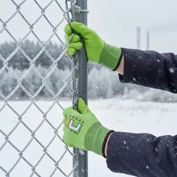 Pracovní rukavice CERVA GROUP Rukavice TURTUR WINTER Velikost 11 žlutá