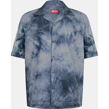 Pánské oblečení Košile Diesel Black Black 7240679 S (46)