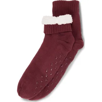 Dámské pantofle 718089 - Tchibo - Ponožkové papuče - pro ženy - vel. 40-41 - barva: červená