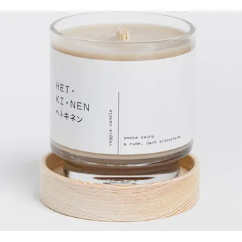 Svícen Hetkinen Vonná svíčka ve skle Veggie, smoke sauna / kulatá