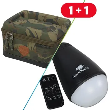Rybářský Set Giants Fishing Pouzdro na Elektroniku Medium + Světlo LED Multicolour