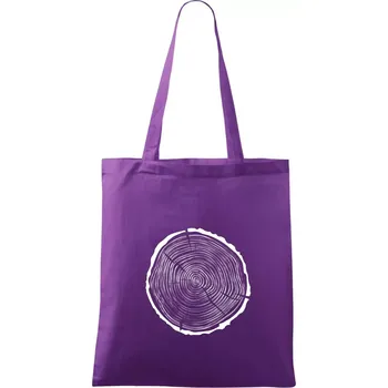 Letokruhy 40 bez věku - Taška bavlněná - 42 x 38 cm ( Fialová )