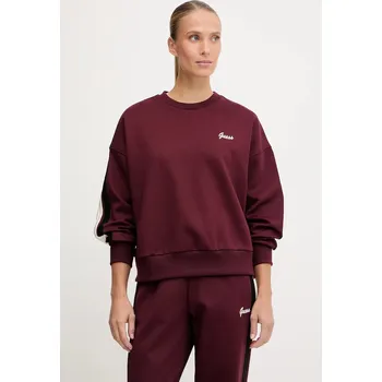 Pánská móda Mikina Guess FABIA V5BQ03.KCX22 burgundské 83X, vel. XL