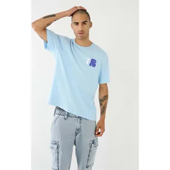Pánské tričko Tričko True Religion Glacial Blue 4858480 S