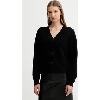 Dámský svetr Kardigan s příměsí vlny Liviana Conti L5WG01 černá 99X, vel. XS