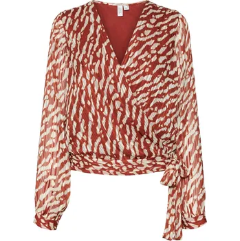 Dámská košile Košile Vero Moda Fired Brick 5567644 8 (S)