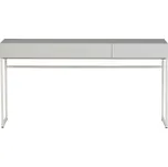 WOOOD Šedý borovicový toaletní stolek Grime 150 x 49 cm