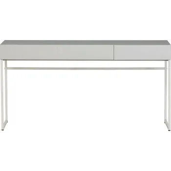 Toaletní stolek WOOOD Šedý borovicový toaletní stolek Grime 150 x 49 cm