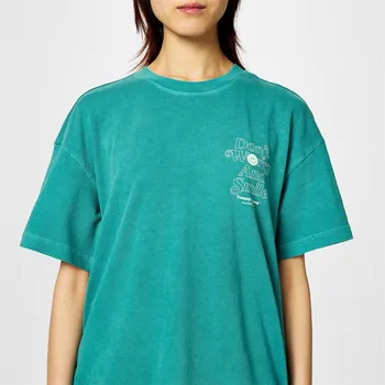 Tričko Tommy Jeans Timeless Teal 1779212 6 (2XS)