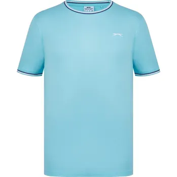 Pánské tričko Tričko Slazenger Aqua 7334961 S