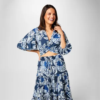 Dámská košile Košile Biba Paisley Print 967031 12 (M)