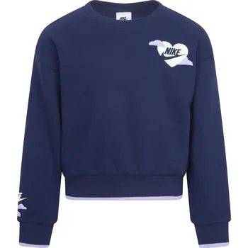 Dívčí mikina Nike Midnight Navy 984735 6-7 Yrs