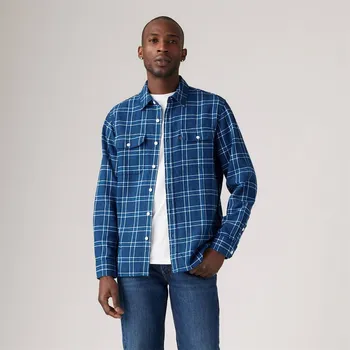 Pánská košile Košile Levis Plaid Lapi Blue 4952897 S