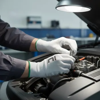 Pracovní rukavice CERVA GROUP Rukavice LARK Velikost 7 bílá