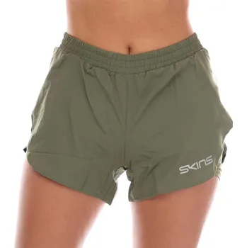 Dámské oblečení Kraťasy Skins Khaki 7258913 XS