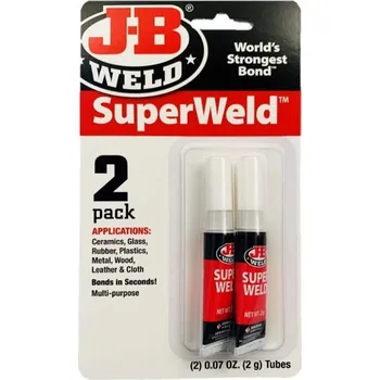 Průmyslové lepidlo J-B WELD 33102 vteřinové lepidlo ve dvou tubách SuperWeld 2-Pack ( 2x2g )