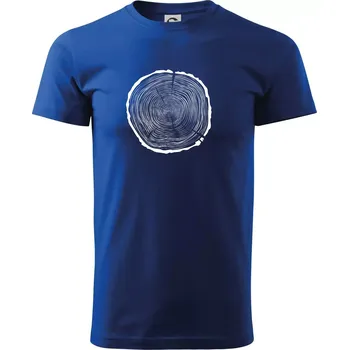 Pánské tričko Letokruhy 80 bez věku - Triko extra velké (5-8XL) - 6XL ( Královská modrá )