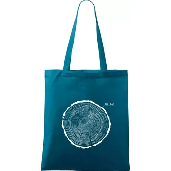 Letokruhy - 85 - Taška bavlněná - 42 x 38 cm ( Petrolejová )