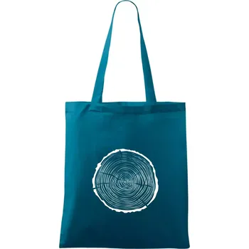 Letokruhy 35 bez věku - Taška bavlněná - 42 x 38 cm ( Petrolejová )