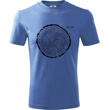 Chlapecké tričko Letokruhy - 85 - Tričko dětské bavlněné - 98 cm / 2 roky ( Azurově modrá )