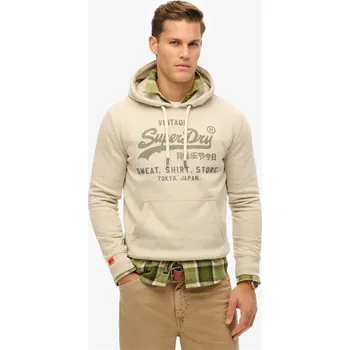 Oblečení a móda Mikina Superdry Pelican Beige 2186030 Small