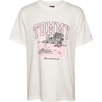 Dámské tričko Tričko Tommy Jeans Ecru 2817815 10 (S)