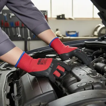 Pracovní oblečení Procera Rukavice X-FLOP Velikost 10 šedá/černá