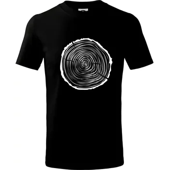 Chlapecké tričko Letokruhy 25 bez věku - Tričko dětské bavlněné - 98 cm / 2 roky ( Černá )