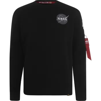 Pánské oblečení Mikina Alpha Industries Black 1106174 Extra Extr