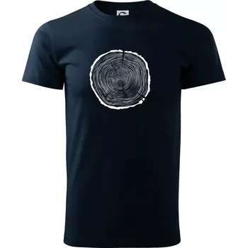 Letokruhy 80 bez věku - Triko extra velké (5-8XL) - 7XL ( Námořní modrá (velmi tmavá - téměř černá) )